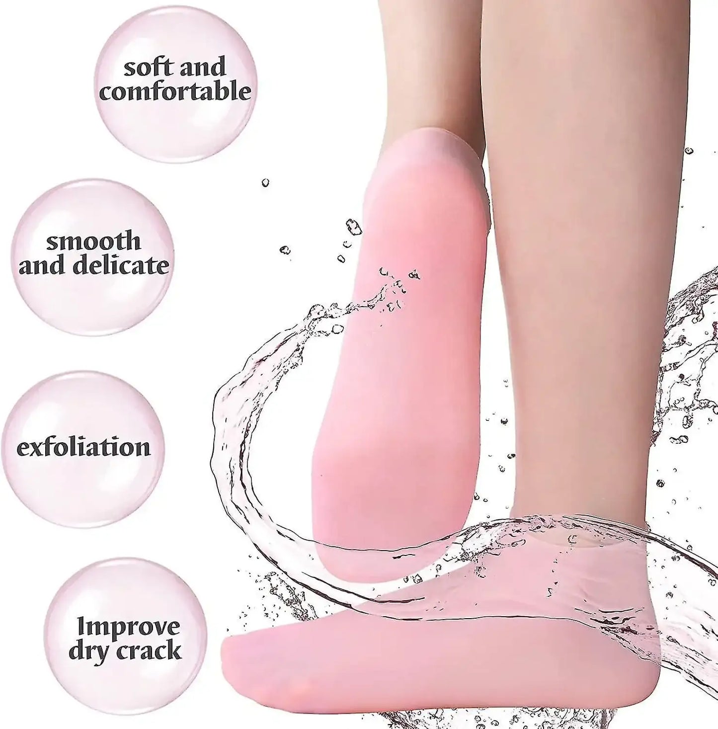 Silicone Elastic Moisturizing Foot Socks