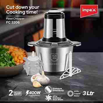3 Litres Food Chopper - BLAIRE.STORE