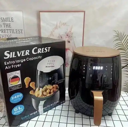 6L Silver Crest Electric Air Fryer - BLAIRE.STORE
