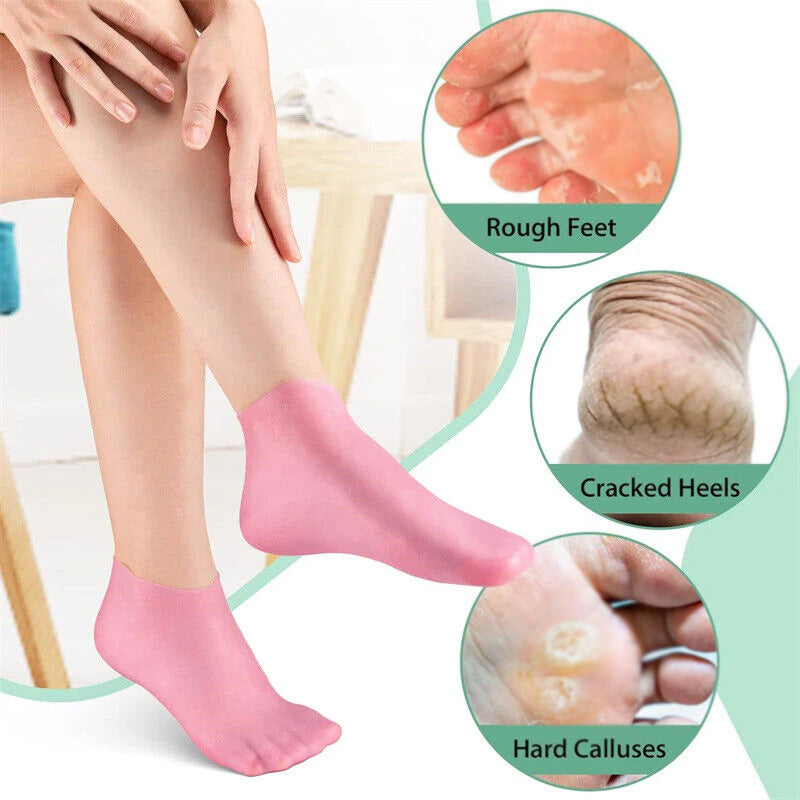 Silicone Elastic Moisturizing Foot Socks