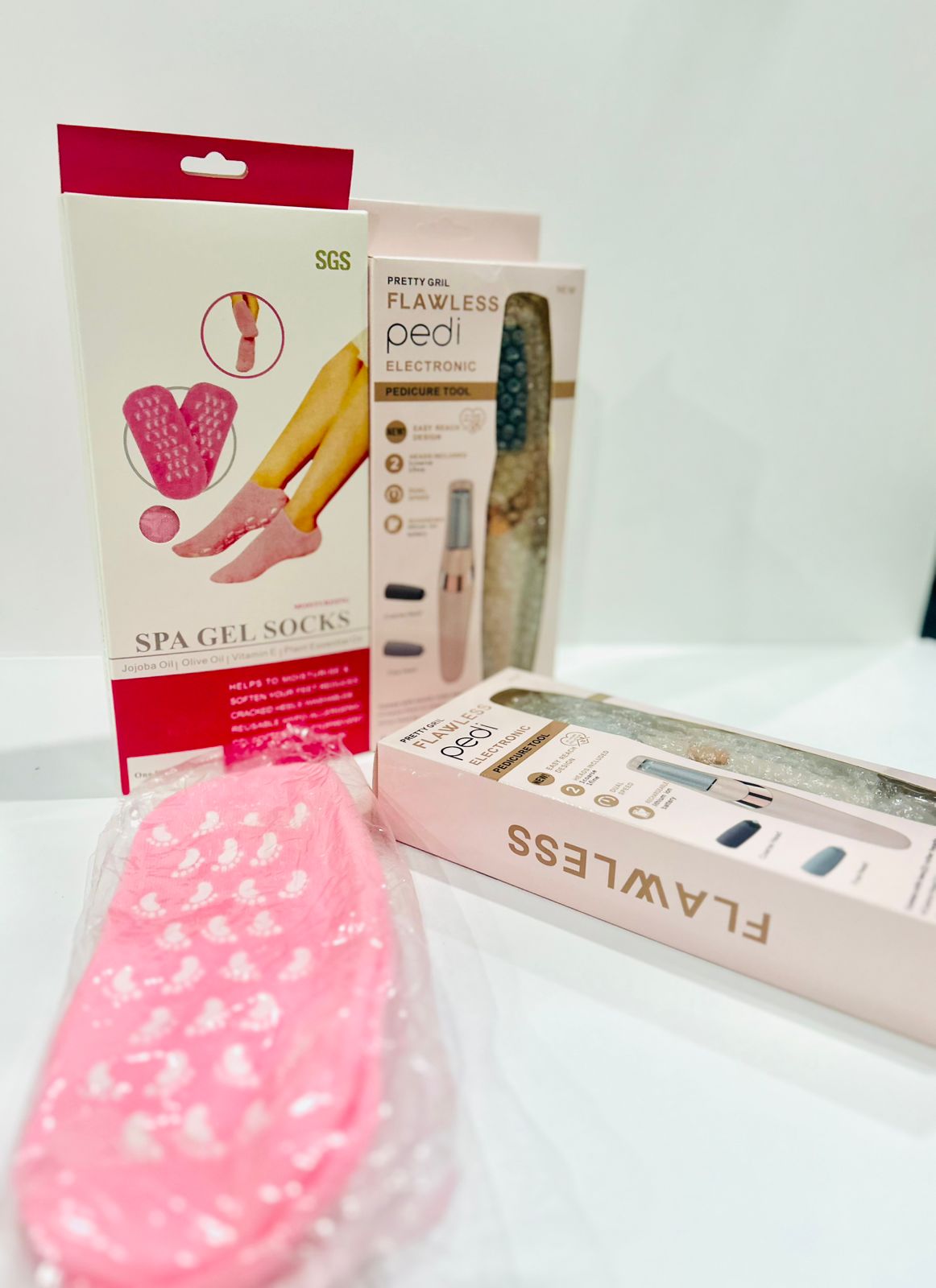 Electric Foot Grinder With Spa Gel Socks - BLAIRE.STORE