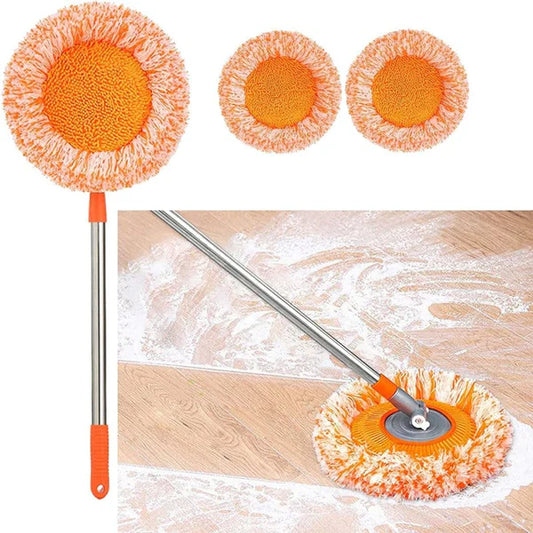 360° Rotatable Adjustable Cleaning Mop, Extendable Wall Cleaning Mop For Bathroom Floor Wall Bed Bottom - BLAIRE.STORE