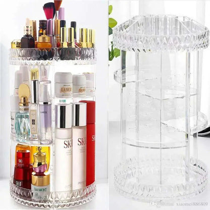 360 Rotatable Acrylic cosmetic organizer - BLAIRE.STORE