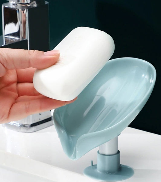 Newstyle Leaf Shape Soap Box Drain Soap Holder - BLAIRE.STORE