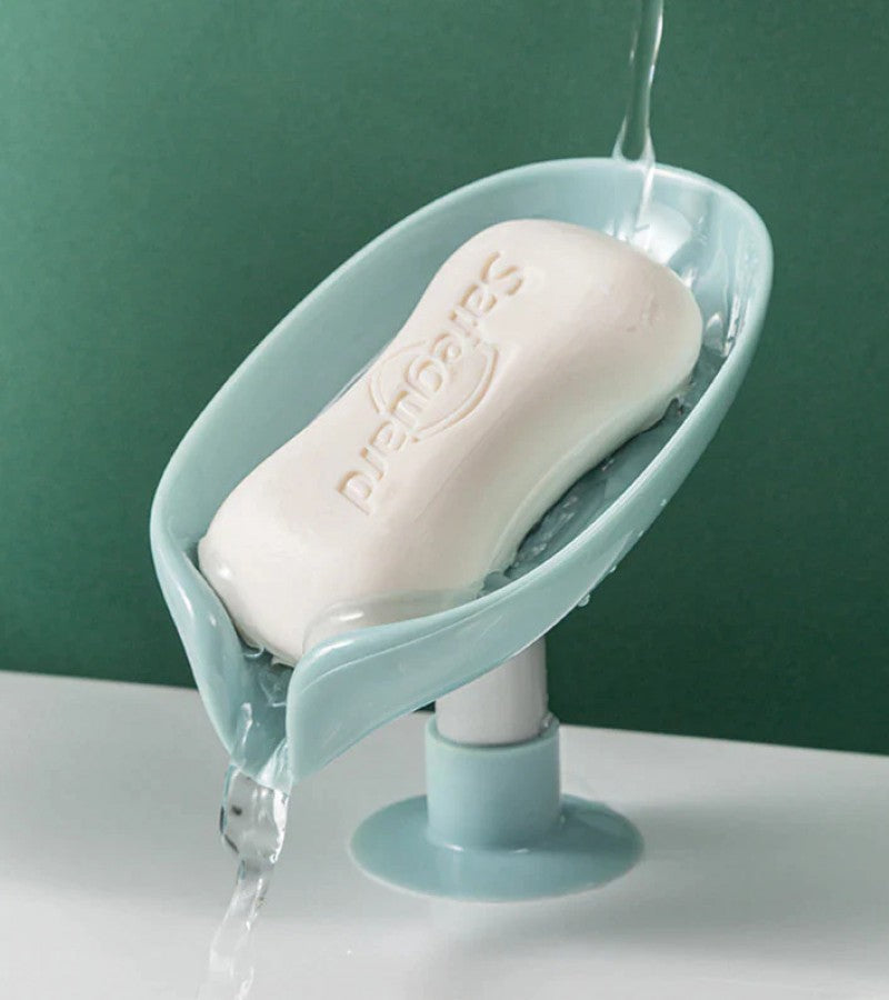 Newstyle Leaf Shape Soap Box Drain Soap Holder - BLAIRE.STORE