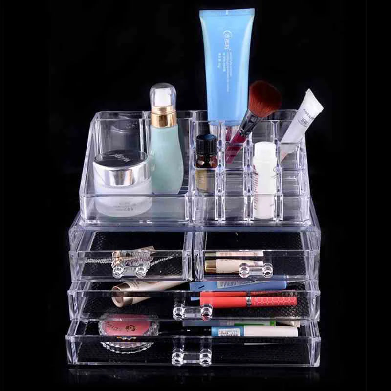 Acrylic transparent Makeup Organizer Storage Boxes - BLAIRE.STORE